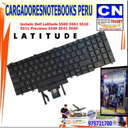 teclado Dell Latitude 5500 5501 5510  5511 Precision 3540 3541