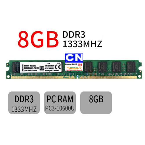MEMORIA RAM KINGSTON DDR3 8GB 1333MHZ para PC