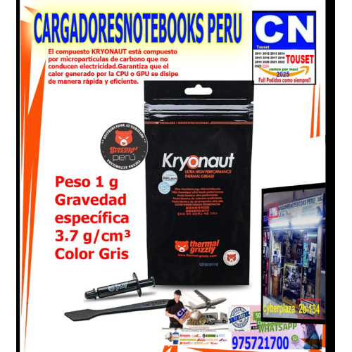 PASTA TERMICA KRYONAUT 1G 12WATTS