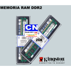 RAM MEMORIA PC DDR2 2GB 800 BUSS KINGSTON DESKTOP
