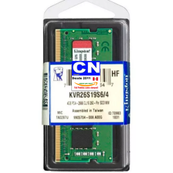 RAM MEMORIA SODIMM DDR4 4GB 2666 BUSS KINGSTON LAPTOP