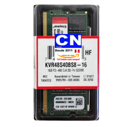 RAM MEMORIA SODIMM DDR5 16GB 4800 BUSS KINGSTON LAPTOP
