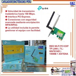 Adaptador Inalámbrico PCI Express N 150Mbps TL-WN781ND