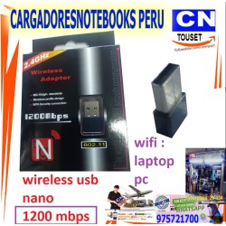 Adaptador Wireless USB Nano1200 mbps wifi pc laptop