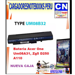 Bateria Acer One Um08A31, Zg5 D250 A110 11.1V,