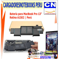 Batería para MacBook Pro 13" Retina A1502 | Perú
