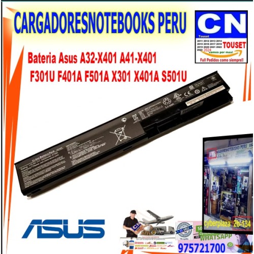 Bateria Asus A32-X401 A41-X401  F301U F401A F501A X301 X401A S5