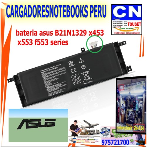 bateria asus B21N1329 x453  x553 f553 series