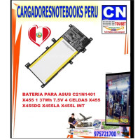 Batería Asus C21N1401 X455 X455L X455LA X455LD en Perú | Precio