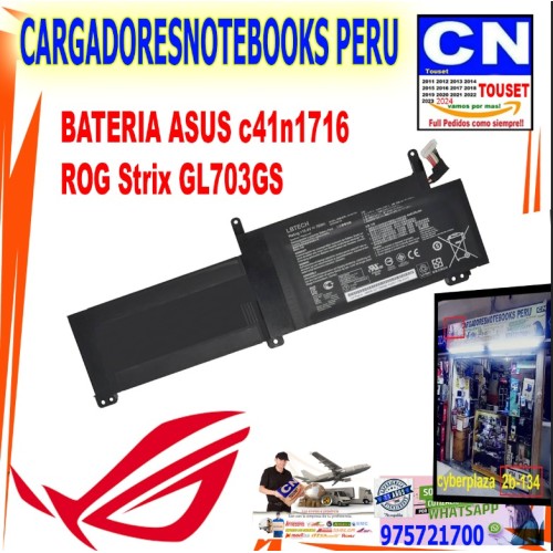 BATERIA ASUS c41n1716  ROG Strix GL703GS