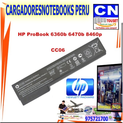 BATERIA HP CC06 6360B 8460P