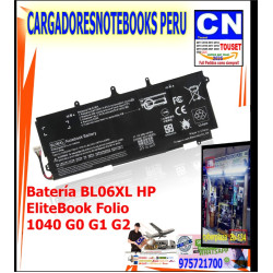BATERIA HP HSTNN-DB5D BL06XL 42Wh 11.1V 6 CELDAS 1040 G0 G1 G2 INT