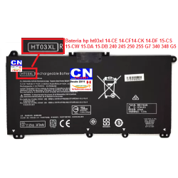 Bateria hp ht03xl 14-CE 14-CF14-CK 14-DF 15-CS 15-CW 15-DA 15-DB 240 245 250 255 G7 340 348 G5