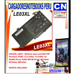 BATERIA HP HSTNN-PB6M LE03XL X360 15-W000 13-S000 INT