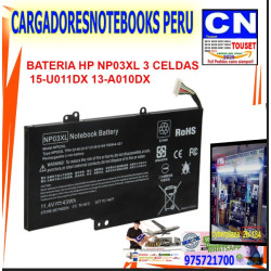 bateria hp np03xl 15-u 13a series