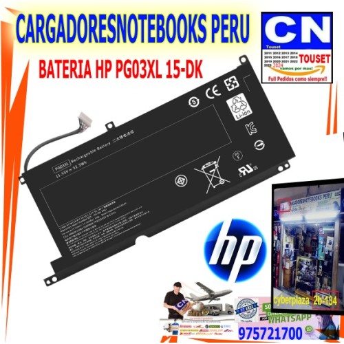 BATERIA HP PG03XL 15-DK