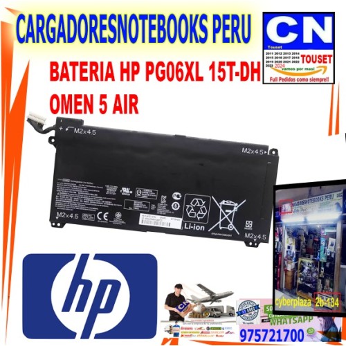 BATERIA HP PG06XL 15T-DH  OMEN 5 AIR