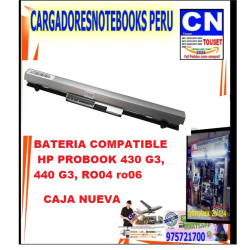 BATERIA HP PROBOOK 430 G3, 440 G3, RO04 RO06 6 CELDAS
