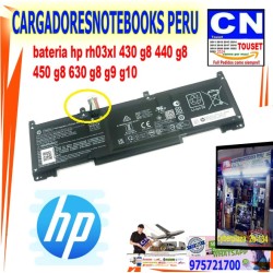 bateria hp rh03xl 430 g8 440 g8 450 g8 630 g8 g9 g10