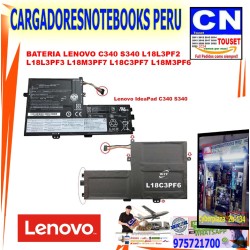 BATERIA LENOVO C340 S340 L18L3PF2  L18L3PF3 L18M3PF7 L18C3PF7 L18M3PF6