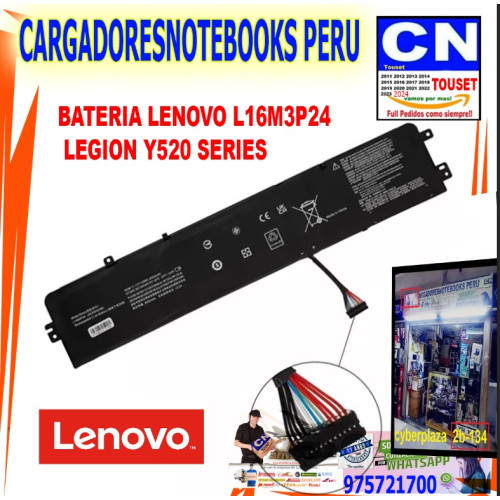 bateria lenovo L16M3P24 LEGION Y520 Y720