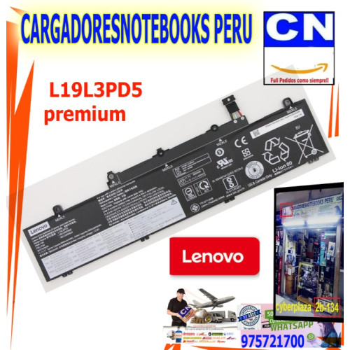 Batería Lenovo L19L3PD5 Original 45Wh | Envíos a todo Perú