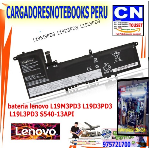 bateria lenovo L19M3PD3 L19D3PD3  L19L3PD3 S540-13API