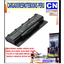 BATERIA ASUS A32-N56 A33-N56 A32-N46 B53A N46VJ N56VJ N56VZ N76V EXT