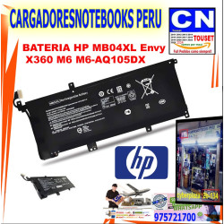 BATERIA HP MB04XL 4 CELDAS X360 15-AQ000 M6-Aq INT