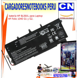 BATERÍA PARA LAPTOP HP BL06XL FOLIO 1040 G1 G2