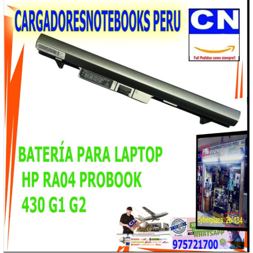 BATERIA PARA LAPTOP HP RA04 PROBOOK 430 G1 G2