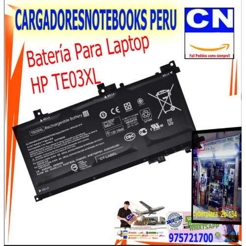 Batería Para Laptop HP TE03XL