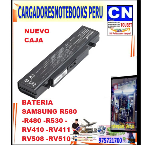 BATERIA SAMSUNG R580 R480 R530 RV410 RV411 RV508 RV510