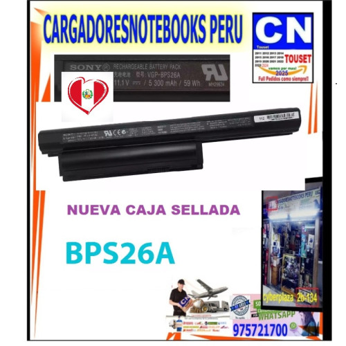 Batería Sony Vaio BPS26 VGP-BPS26A