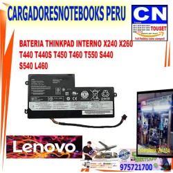 BATERIA THINKPAD INTERNO X240 X260  T440 T440S T450 T460 T550 S440  S540 L460