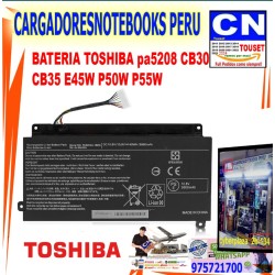 BATERIA TOSHIBA pa5208 CB30  CB35 E45W P50W P55W