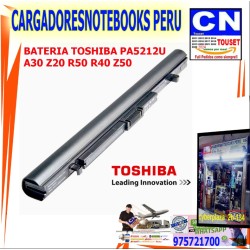 BATERIA TOSHIBA PA5212U  A30 Z20 R50 R40 Z50