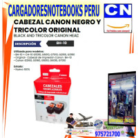 CABEZAL CANON NEGRO Y TRICOLOR ORIGINAL bh-10