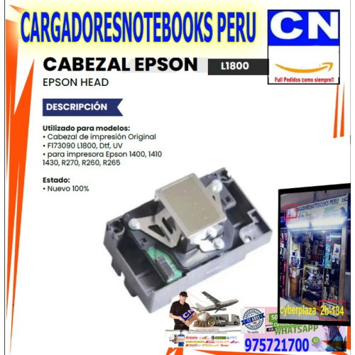 CABEZAL EPSON F173090 L1800
