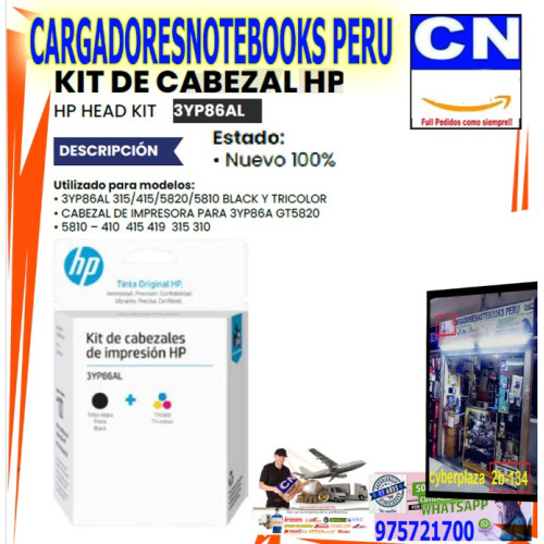 CABEZAL HP 3YP86AL