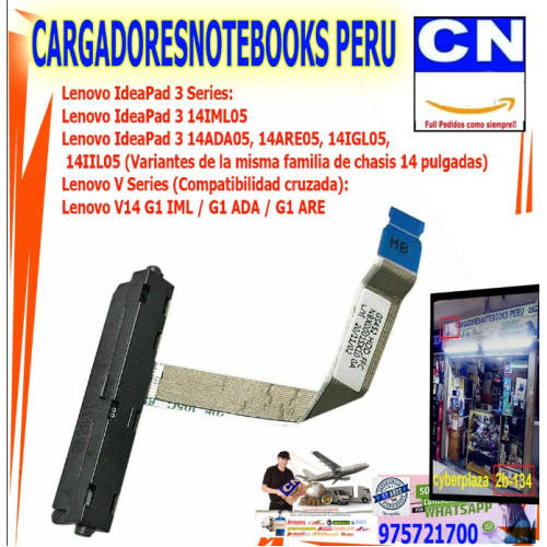 Conector HDD para Lenovo IdeaPad 3 14IML05 | Cable Flex SATA