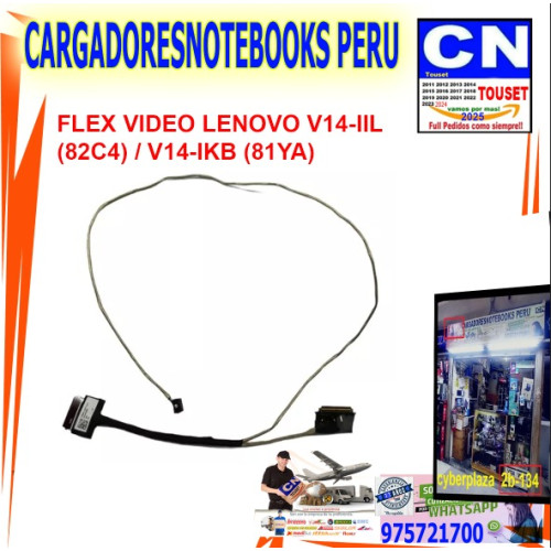 Cable Flex Video Lenovo V14-iil V14-iwl V14-ada V14-are 82c4 81ya Cable Flex Video Lenovo V14-iil V14-iwl V14-ada V14-are 82c4 81ya