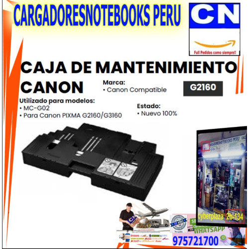 CAJA DE MANTENIMIENTO CANON G2160