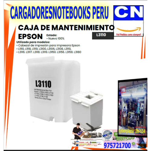 CAJA DE MANTENIMIENTO EPSON l3110