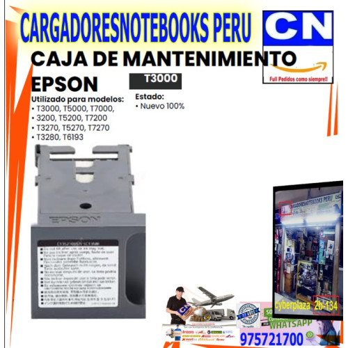 CAJA DE MANTENIMIENTO EPSON T3000