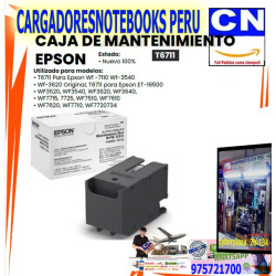 CAJA DE MANTENIMIENTO EPSON T6711 CAJA DE MANTENIMIENTO EPSON T6711