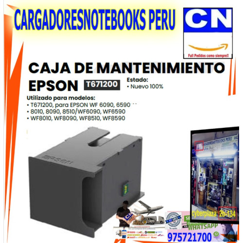 CAJA DE MANTENIMIENTO EPSON T671200