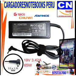 CARGADOR PARA CHUWI 19V 3.42A 65W 3.5x1.35