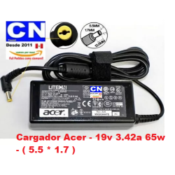 Cargador Acer 19v 3.42a 65w 5.5 x 1.7