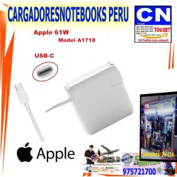 cargador apple type c  61w a1718